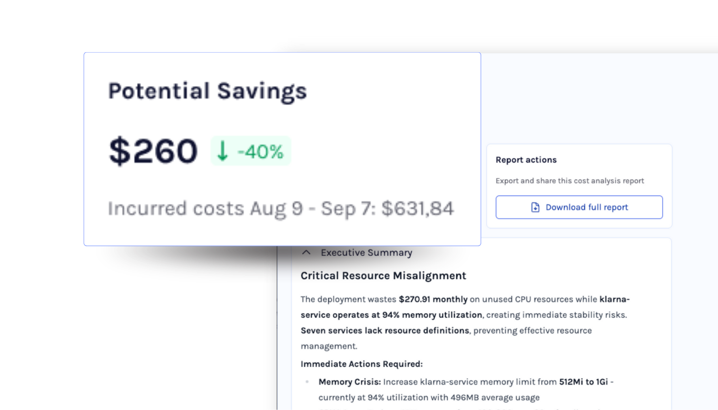Actionable Insights – Agentic FinOps